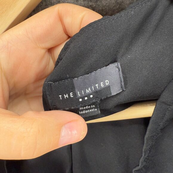 The Limited Jumpsuit Women L Large Black Sleeveless Drawstring Hook & Eye Lined - Picture 3 of 8